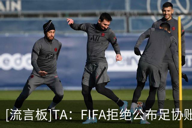 [流言板]TA：FIFA拒绝公布足协账目，包含因凡蒂诺薪资在内审计不明
